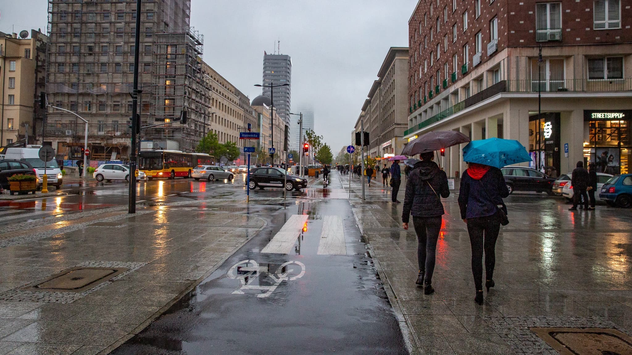 ワルシャワの街並み