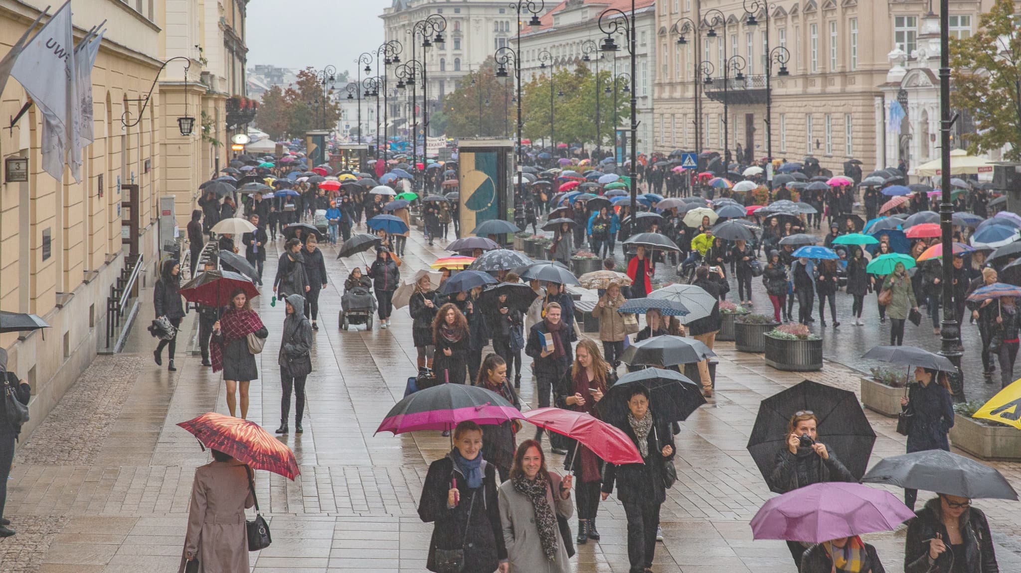 ワルシャワの街並み