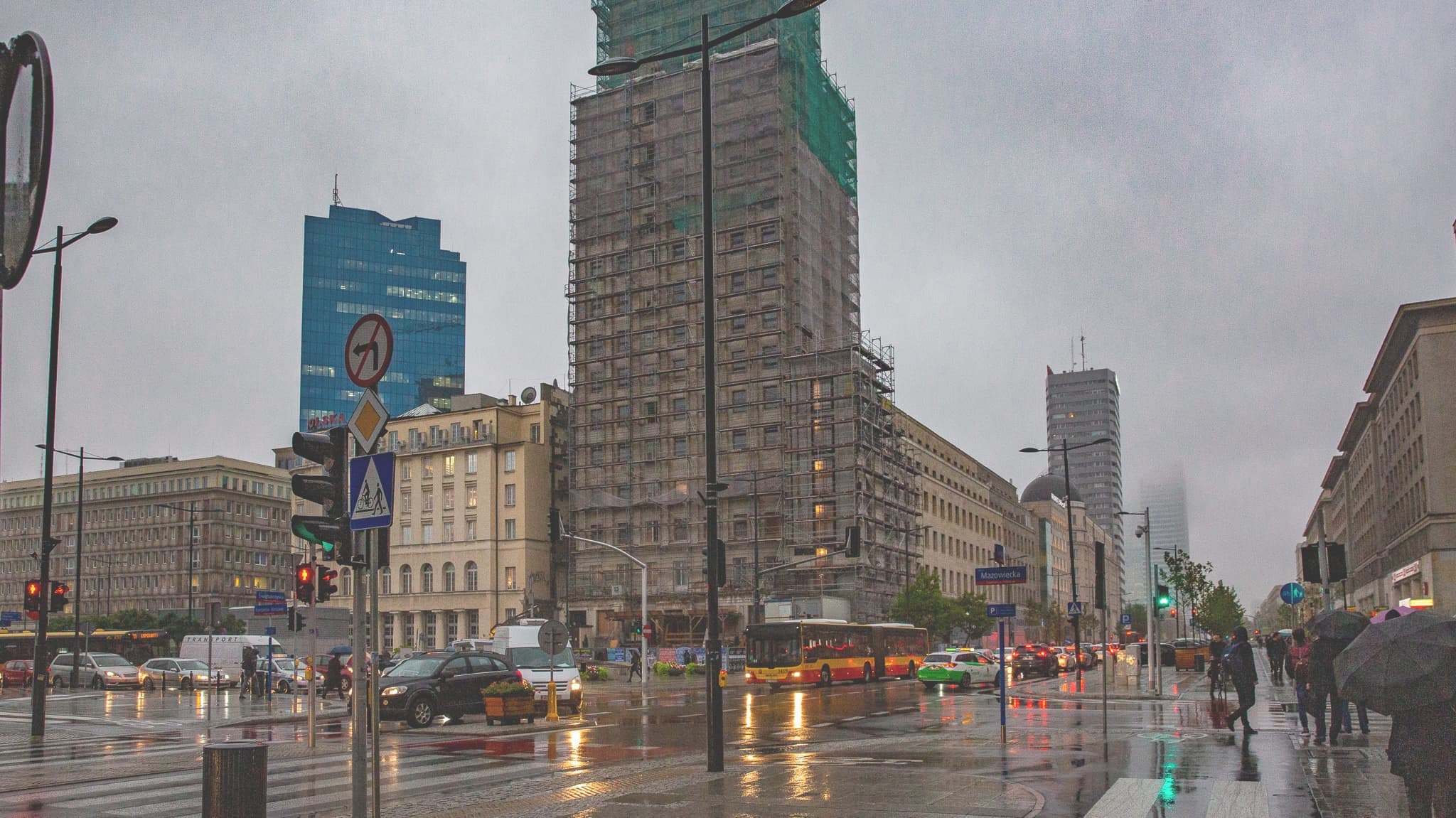 ワルシャワの街並み