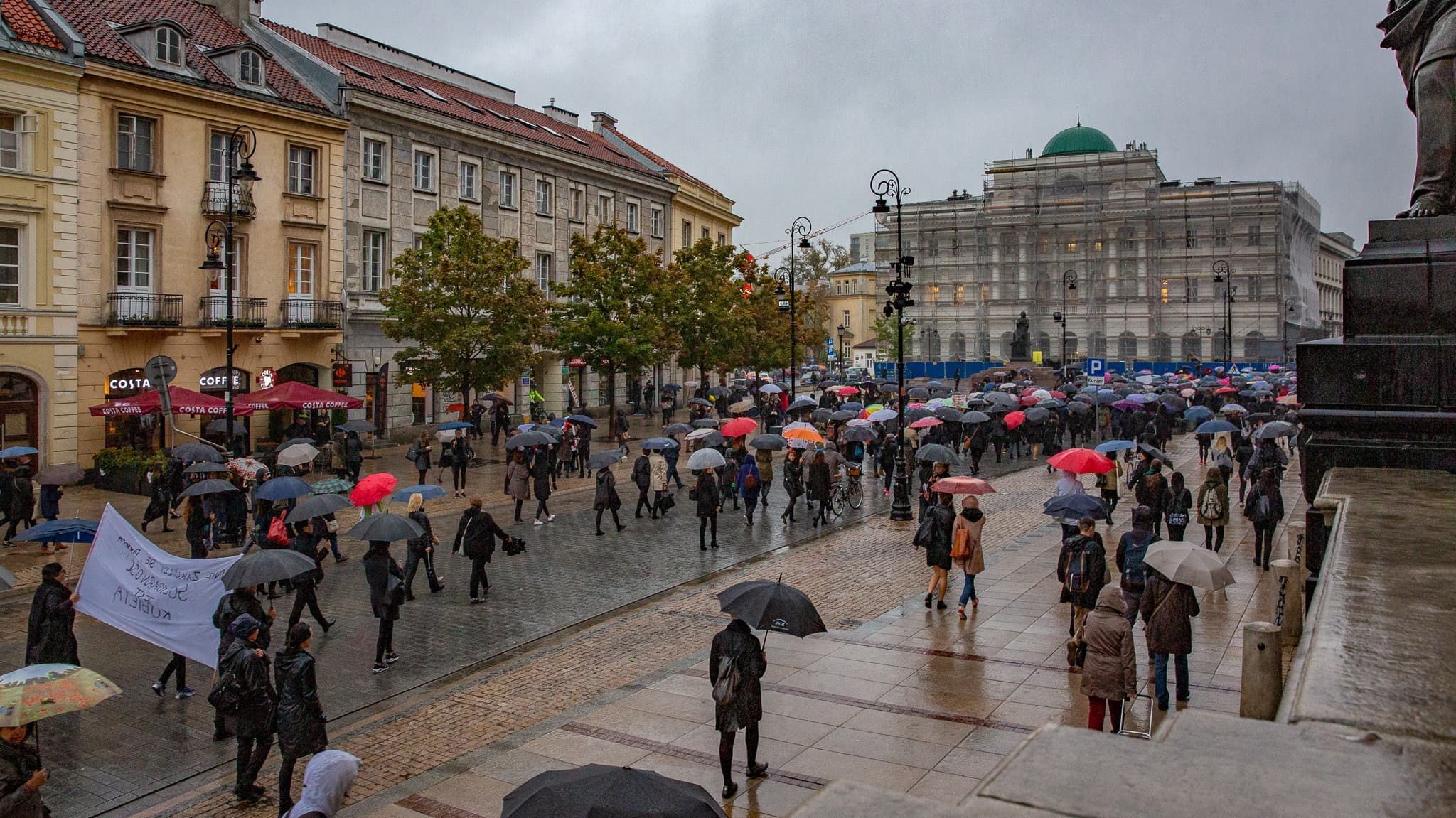 ワルシャワの街並み