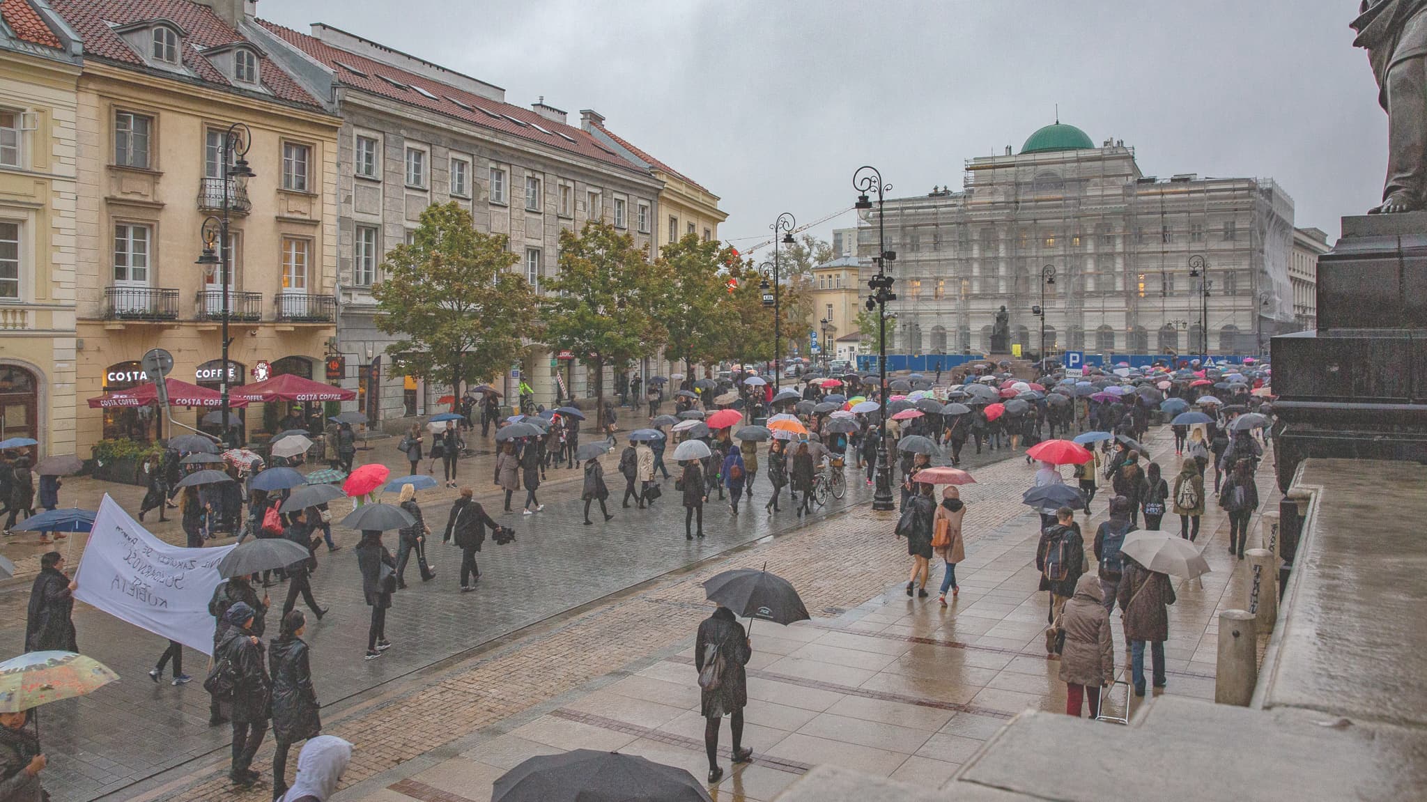 ワルシャワの街並み