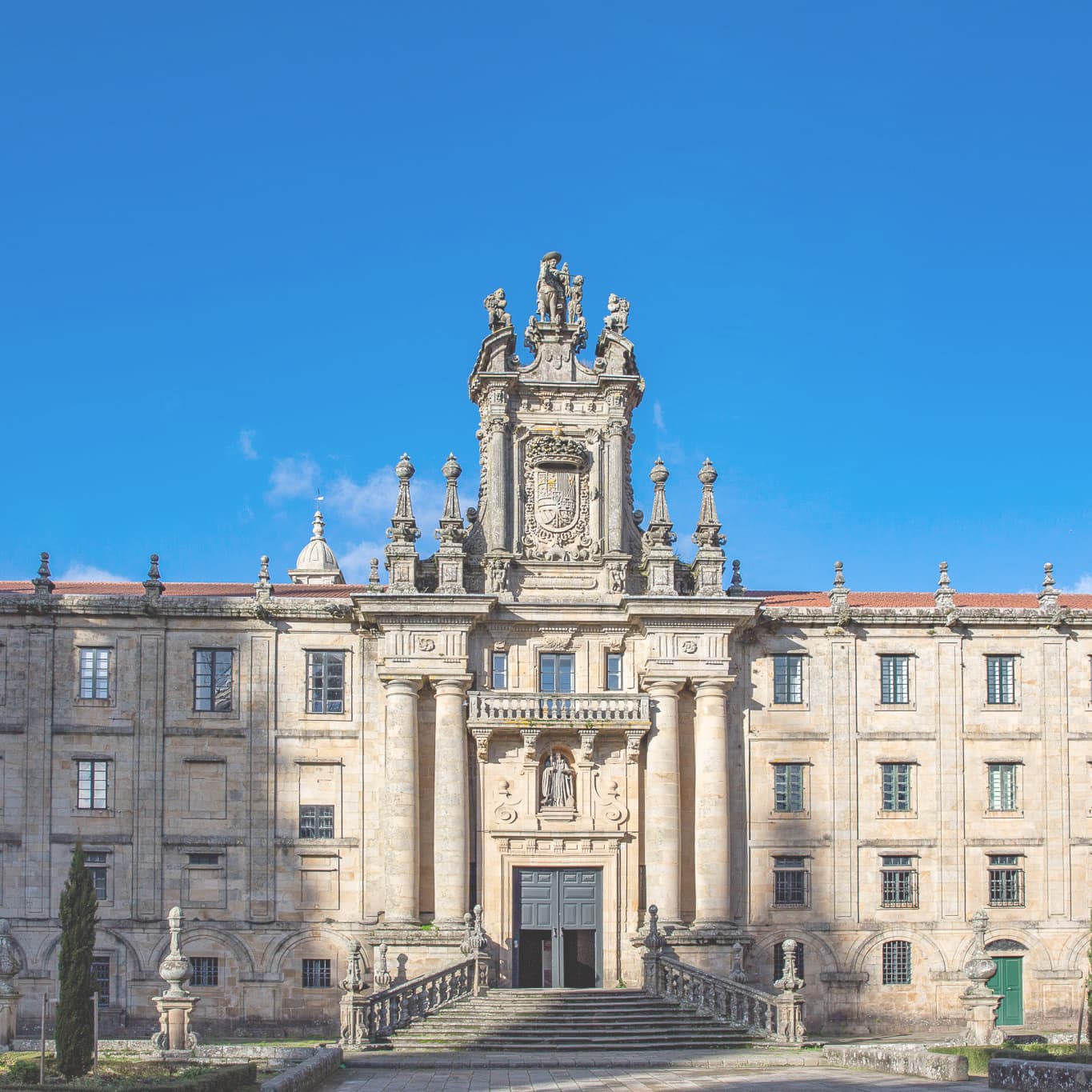 サンティアゴ・デ・コンポステーラの街並み