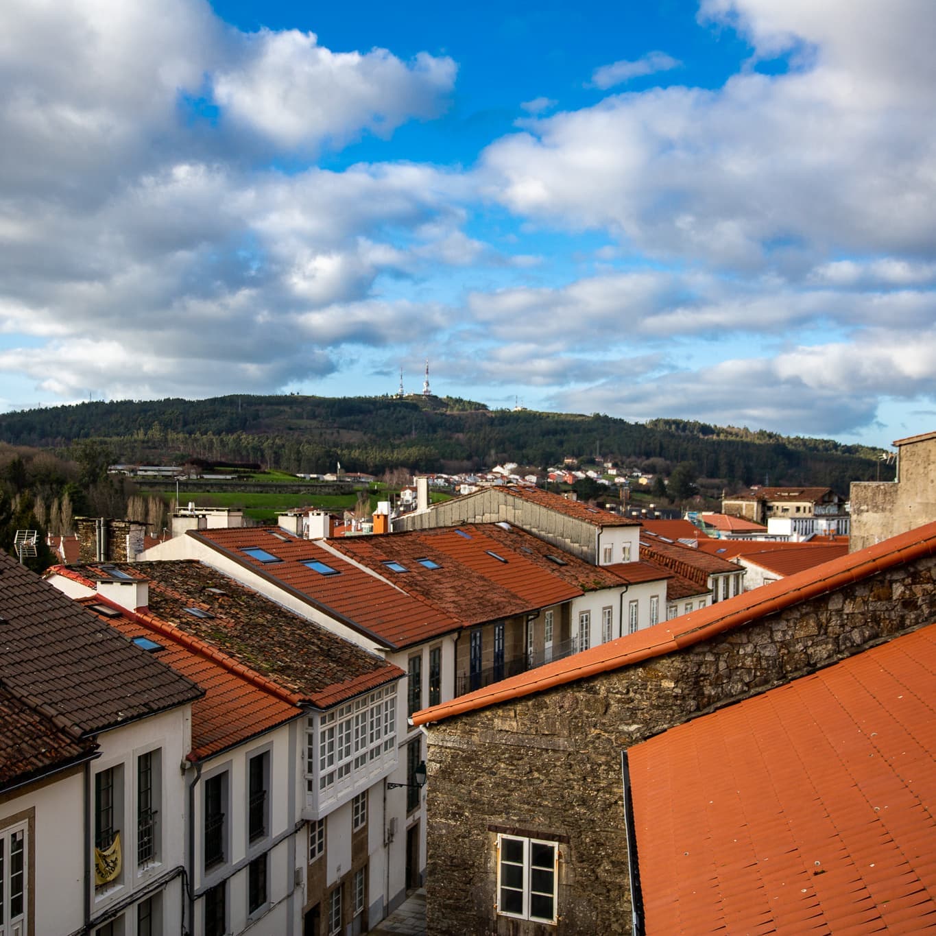 サンティアゴ・デ・コンポステーラの街並み