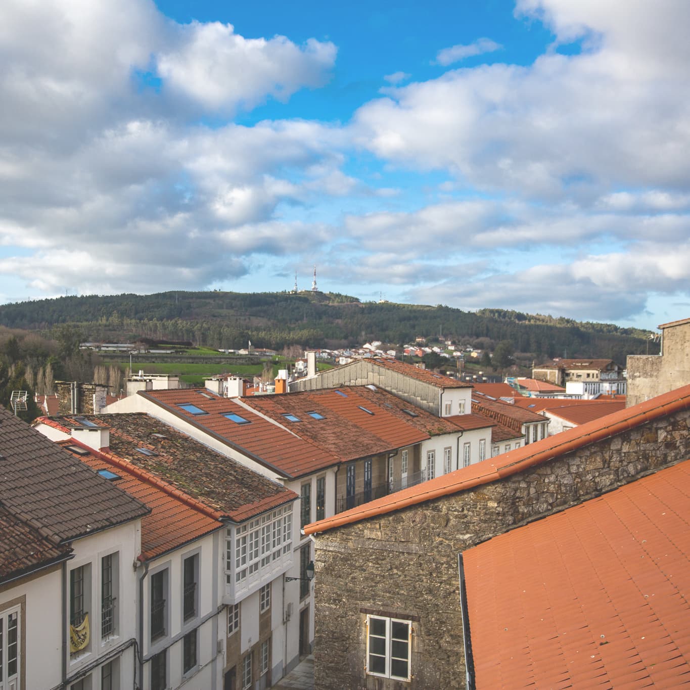 サンティアゴ・デ・コンポステーラの街並み