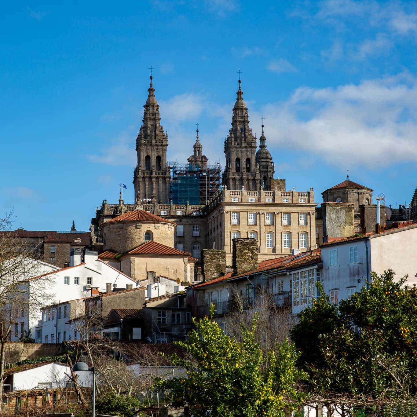 サンティアゴ・デ・コンポステーラの街並み