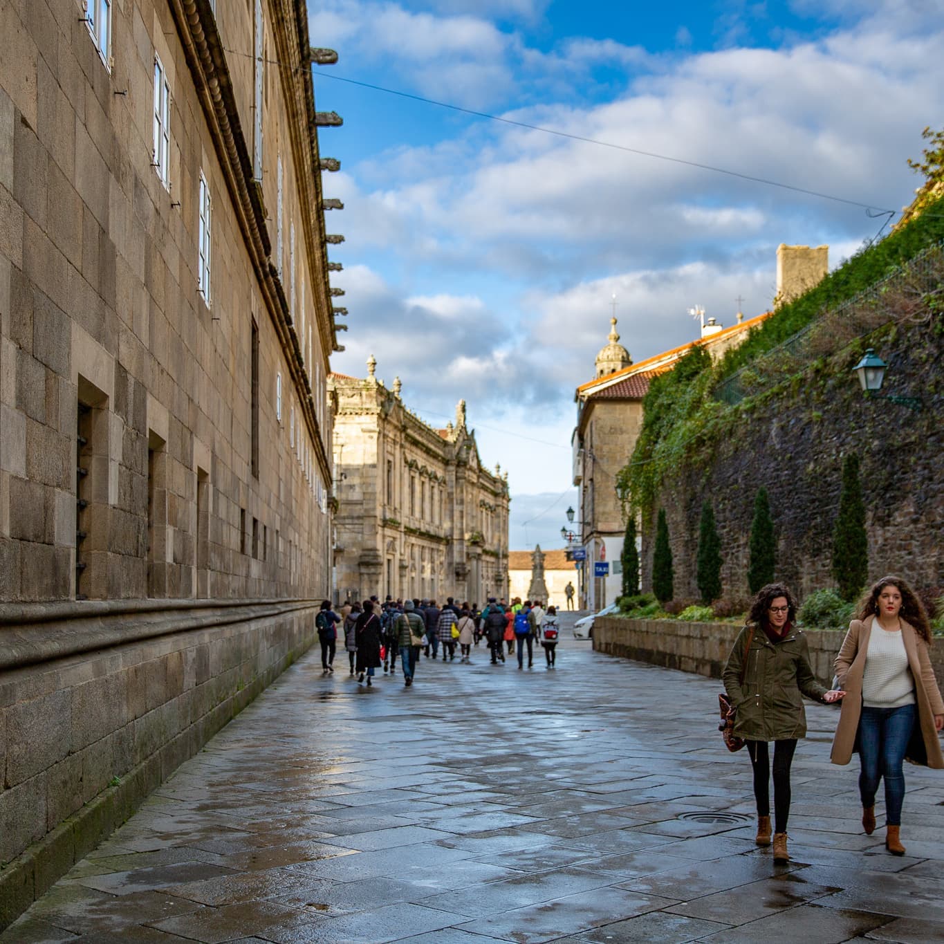 サンティアゴ・デ・コンポステーラの街並み