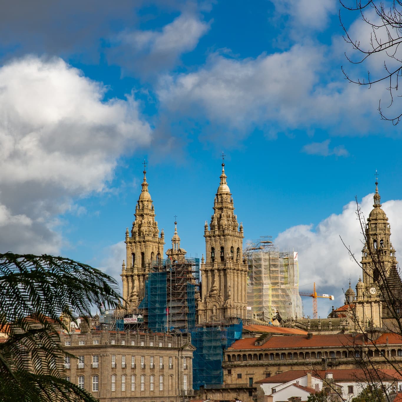 サンティアゴ・デ・コンポステーラの街並み