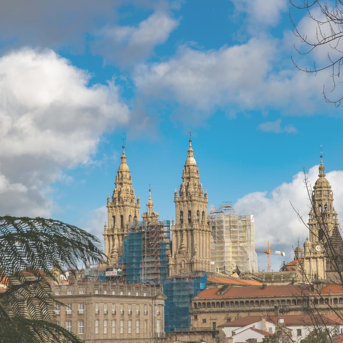 サンティアゴ・デ・コンポステーラの街並み
