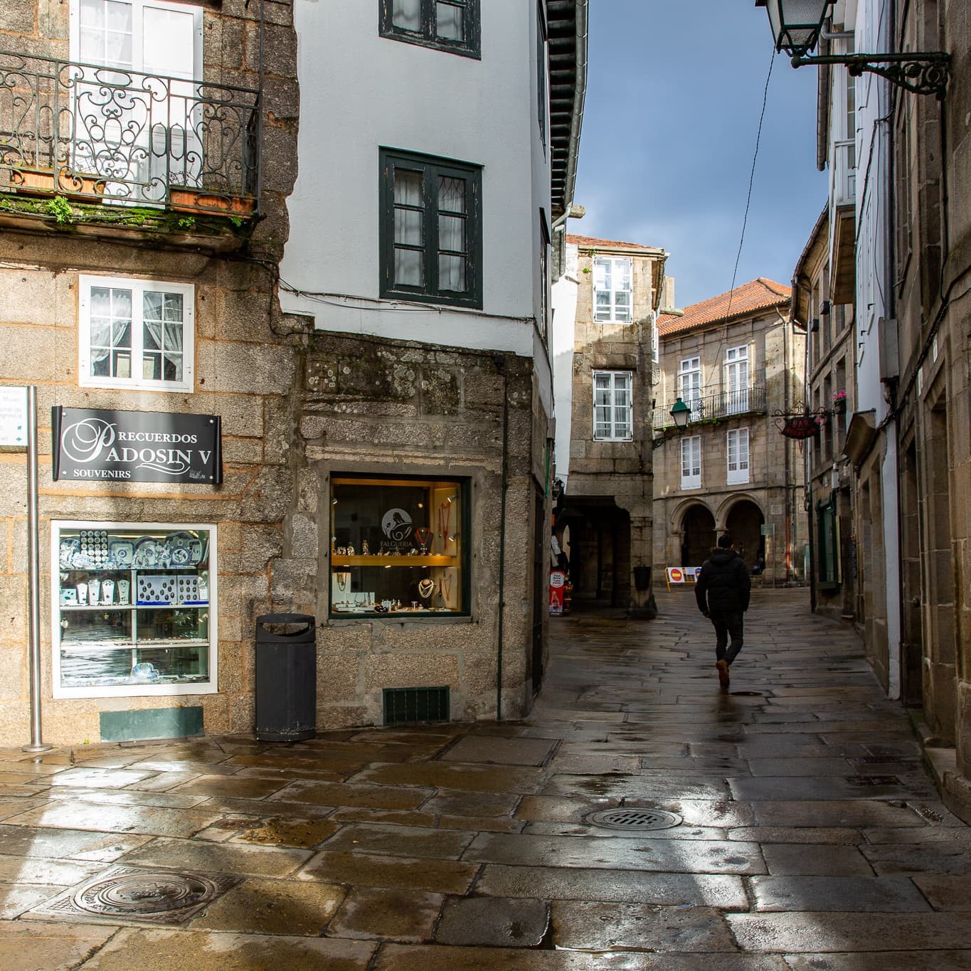 サンティアゴ・デ・コンポステーラの街並み