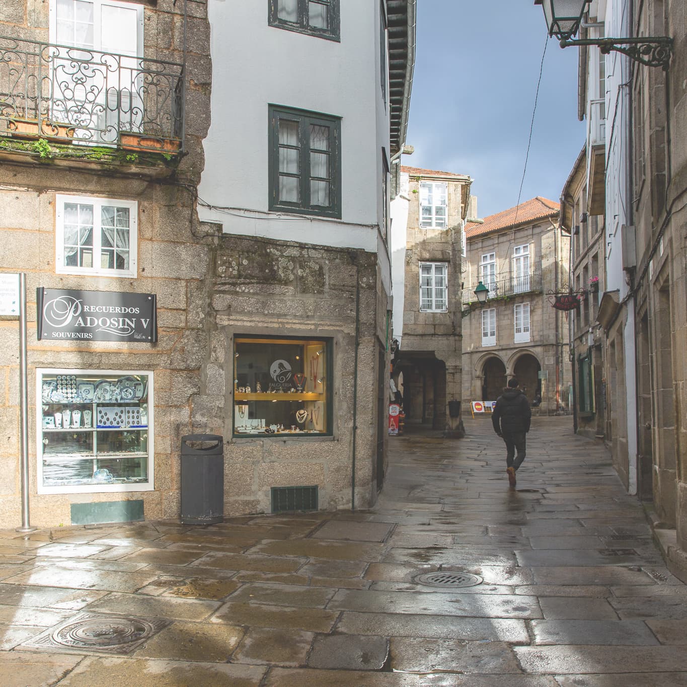 サンティアゴ・デ・コンポステーラの街並み