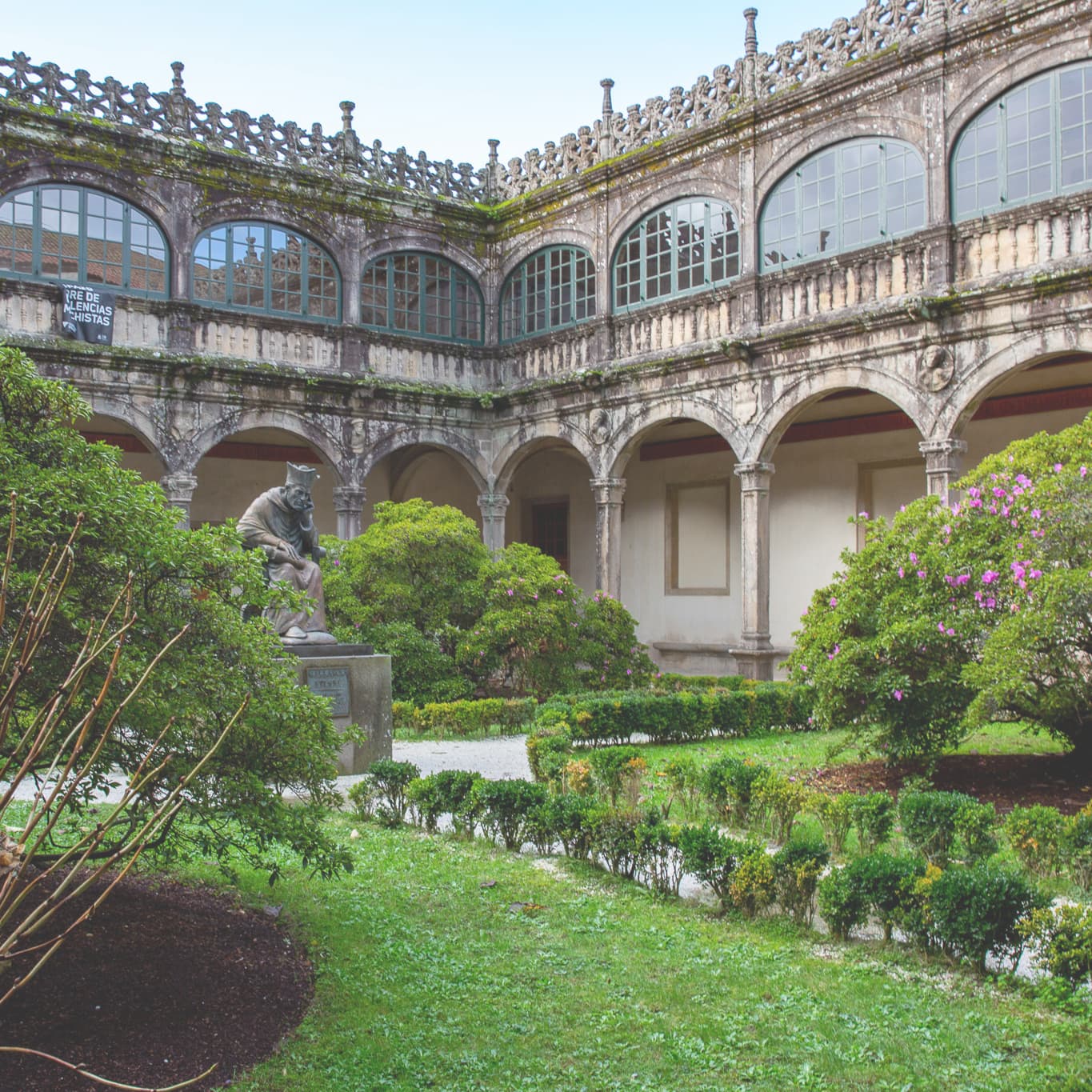 サンティアゴ・デ・コンポステーラの街並み